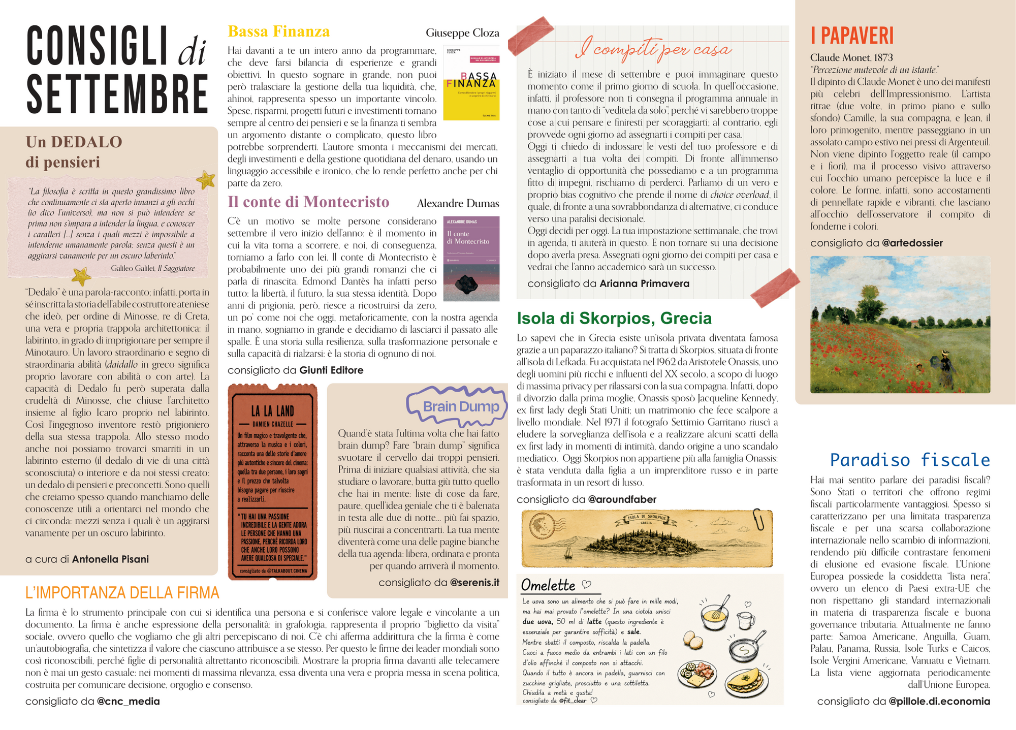 Consigli del mese